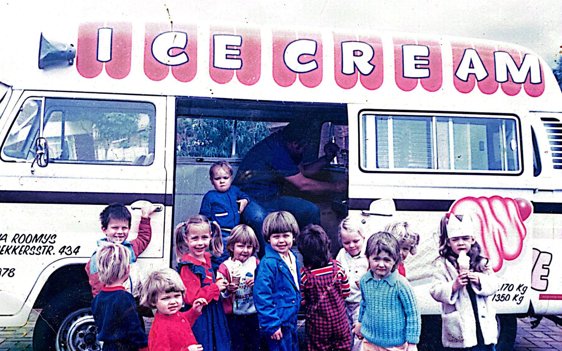 Children at Centurion Ice Cream Truck - Our Heritage
